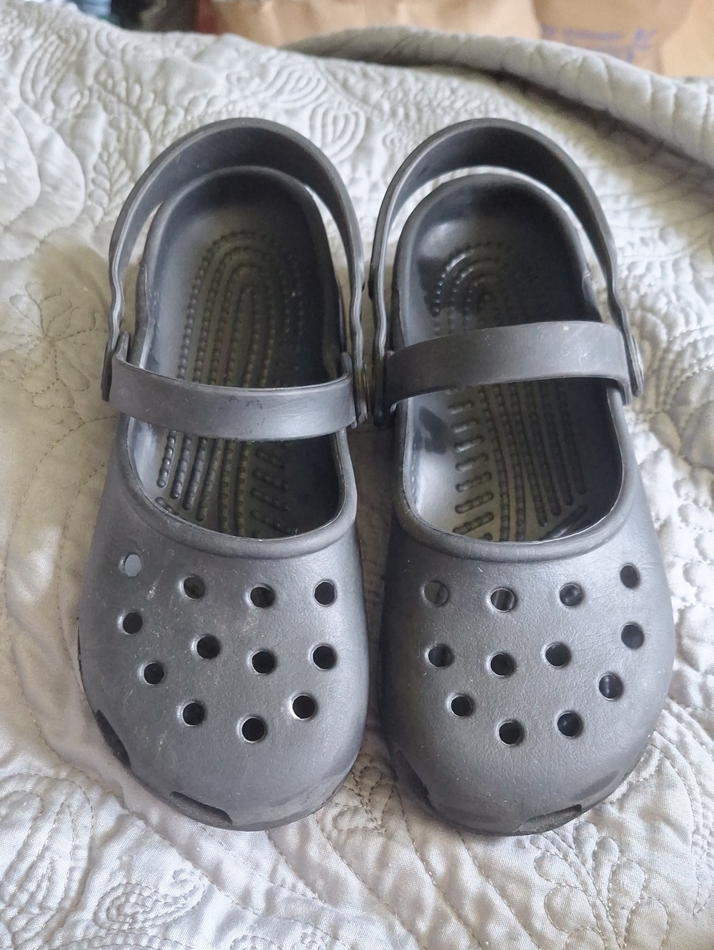 Kids Black Crocs